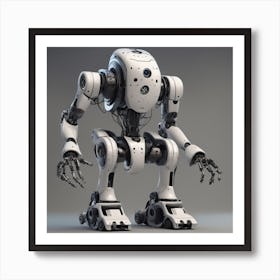 Robot 3d Art Print