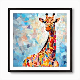 Maraclemente Mosaic Giraffe Colorful Full Page No Negative Spac 77361570 52f4 4cfe 92f8 Ce7c2266f987 Art Print