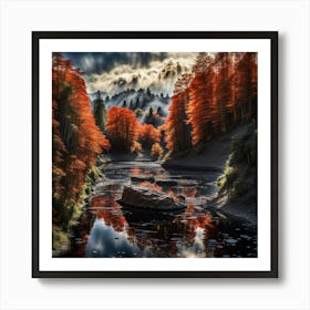 Autumn In The Mountains 1 Art Print