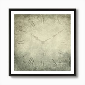 Clock Wall Art Art Print