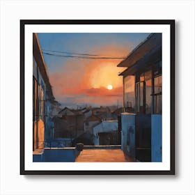 Sunset No.5 Art Print