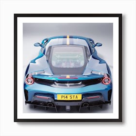 Ferrari 488 Art Print