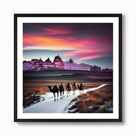 Chilean Landscape Art Print