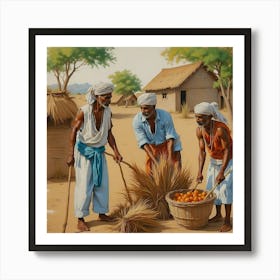 Agrarian Life Art Print