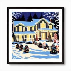 Christmas House 7 Art Print