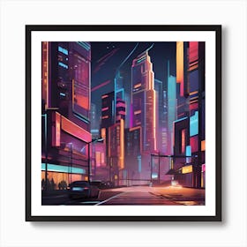 Futuristic City, Futuristic Cityscape, Futuristic City, Futuristic City, Futuristic City, Futuristic City, Futuristic City, Futur Art Print