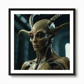 Roswell Alien Extraterrestrial Render Art Print