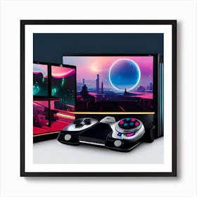 Game Consoles Art Print