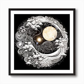 Yin Yang 60 Art Print