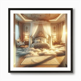 Cloud Bedroom Art Print