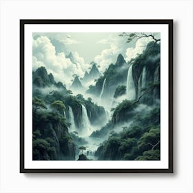 Chinese Art 126 Art Print