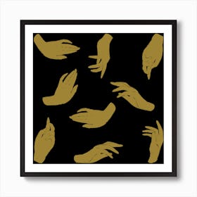 You Arne Not Alone Aesthetic Hands Art Print