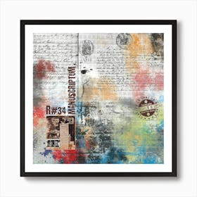 R#34 Manuscriptum Art Print