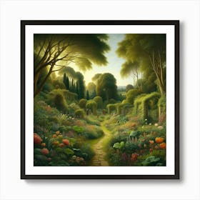 Garden Path 19 Art Print