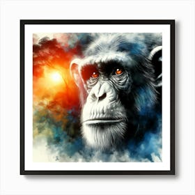 Wild Animal Illustration 312 Art Print