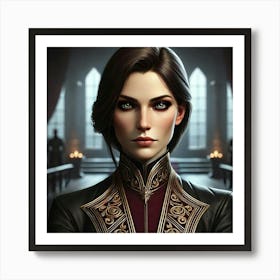 Converted Valeria Portrait Art Print