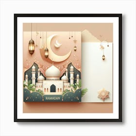 Ramadan Greeting Card 4 Art Print