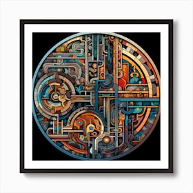 Abstract Painting 15 Art Print