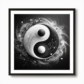 Yin Yang Art Print