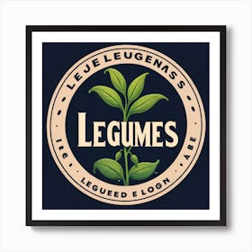 Legumes As A Logo (12) Art Print