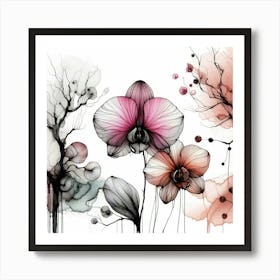 Orchids Art Print