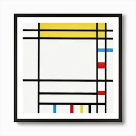 Composition, Piet Mondrian Art Print