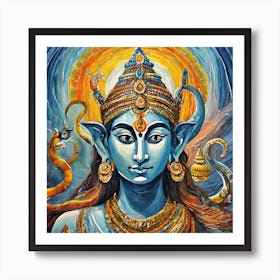 Vishnu 8 Art Print