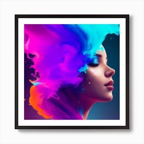 Color Splash Art Print