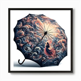 Umbrella style Art Print