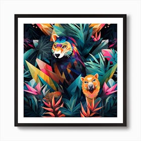 Jungle Animals Art Print