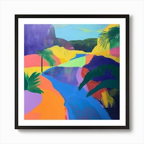 Abstract Travel Collection French Guiana 1 Art Print