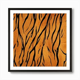 Tiger Skin Background 1140208338 Art Print