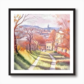 French Countryside Art Print