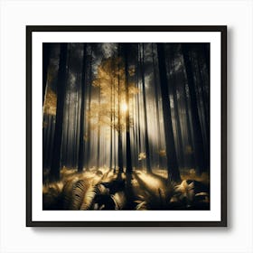 Dark Forest 21 Art Print