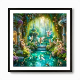 Fairy Garden 4 Art Print