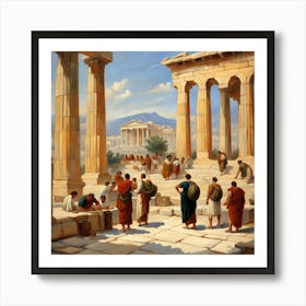 Ancient Greek School Art Print