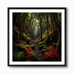 Mossy Forest Art Print