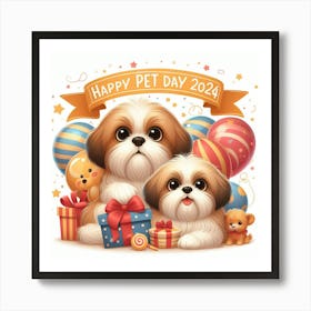 Happy Pet Day 2020 Art Print