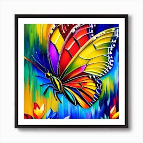 Butterfly Painting 17 Art Print