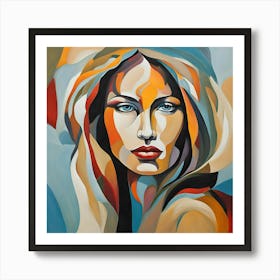 Woman'S Face 3 Art Print