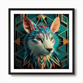 Wolf Head Art Print