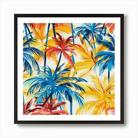 Tropical Palm Trees 5 Art Print