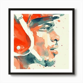 Cleveland Browns Football Player Art Print