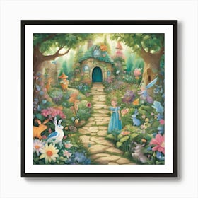 Fairytale Garden Art Print