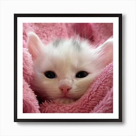 Cute Kitten Art Print