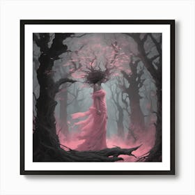 485482 Dryad In The Woods 2 Art Print