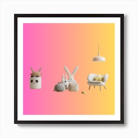 Easter Bunny Art Print