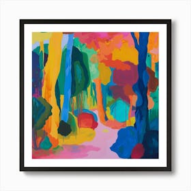 Abstract Park Collection Karlsaue Park Kassel 2 Art Print