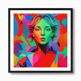 Women - Jessica- Abstract Painting Art Print