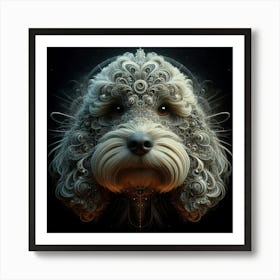 Fractal Dog Art Print